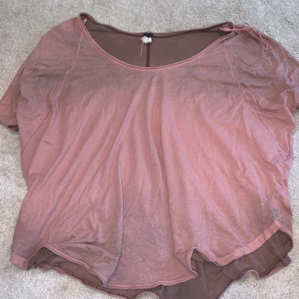free people pink top